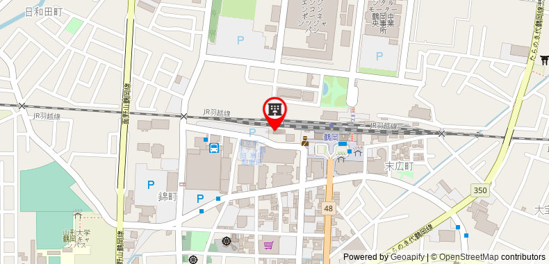 Bản đồ đến Khách sạn Route Inn Tsuruoka Ekimae