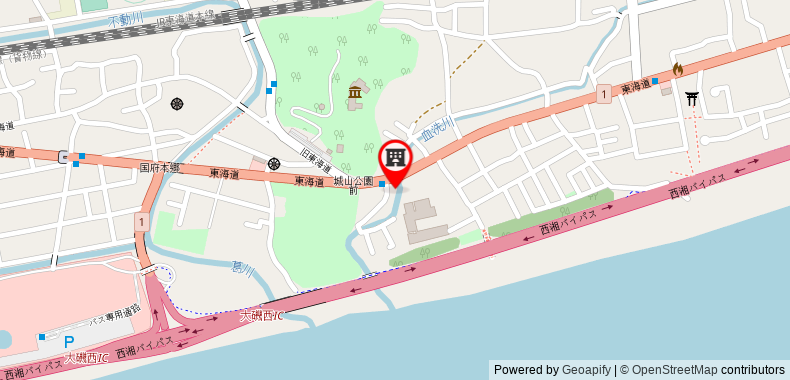 Bản đồ đến Oiso beach 3 mins walk / FREE WIFI / For 2 / 101