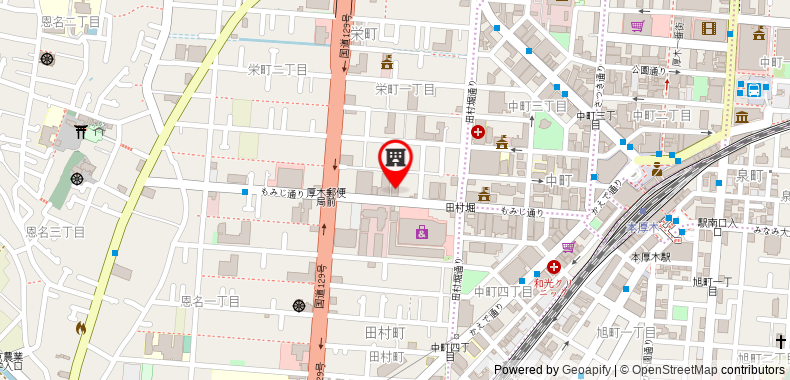 Bản đồ đến Khách sạn Smile Atsugi