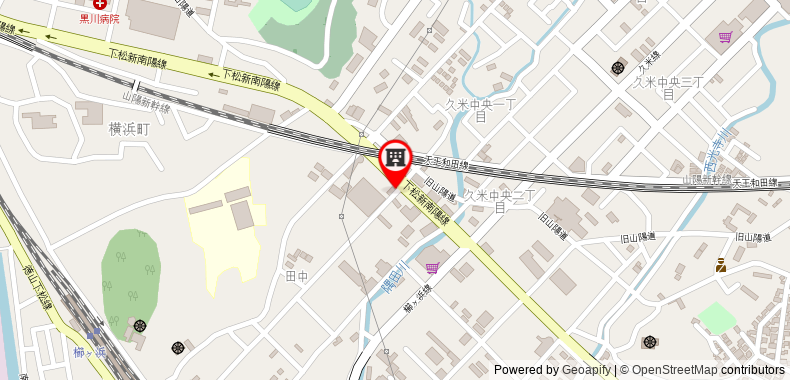 Hotel Route Inn Shunan Tokuyamahigashi Inter on maps