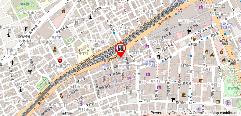 Bản đồ đến Khách sạn Kobe Plaza