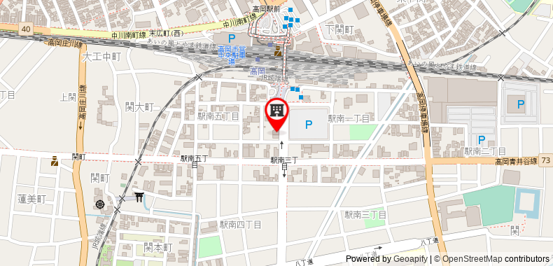 Bản đồ đến Khách sạn Seven Seven Takaoka