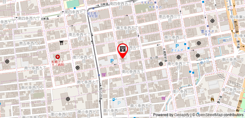 Hotel Axia Inn Sapporo Susukino on maps