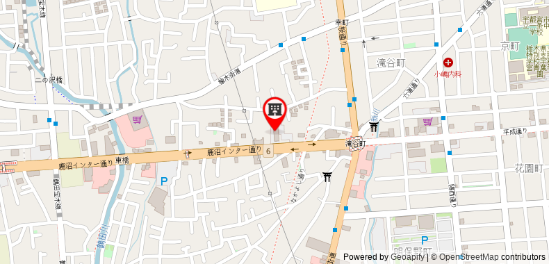 Bản đồ đến Chisun Inn Utsunomiya Kanuma