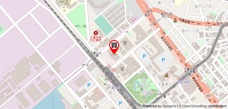 Bản đồ đến Khách sạn Port Plaza Chiba