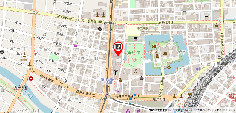 Hotel Fujita Fukui on maps