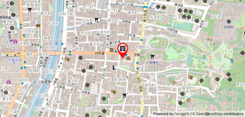 在地图上查看APA酒店 - 京都祇園EXCELLENT