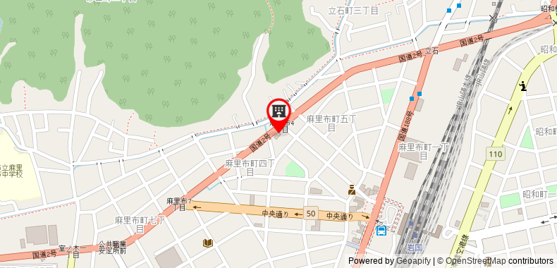 Bản đồ đến Khách sạn Trend Iwakuni