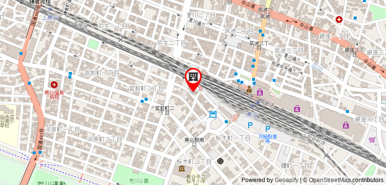 Bản đồ đến Khách sạn Kumagaya Royal Suzuki