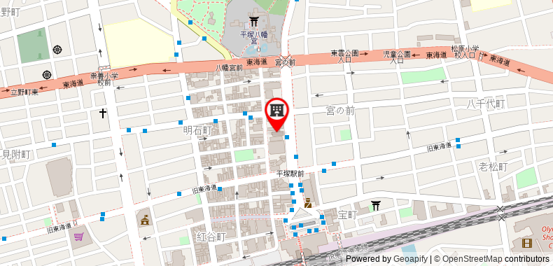 Bản đồ đến Khách sạn Livemax Hiratsuka Ekimae