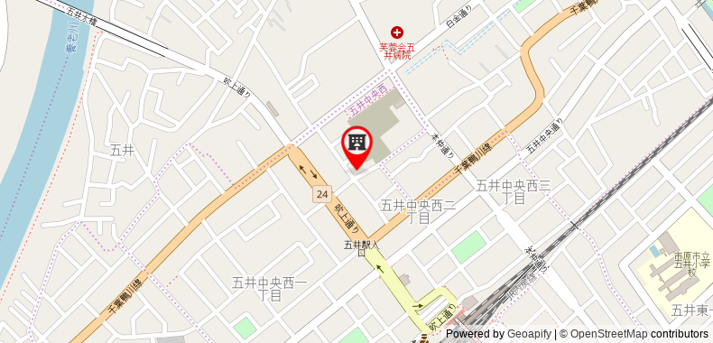Bản đồ đến Ichihara Inn Social Goi