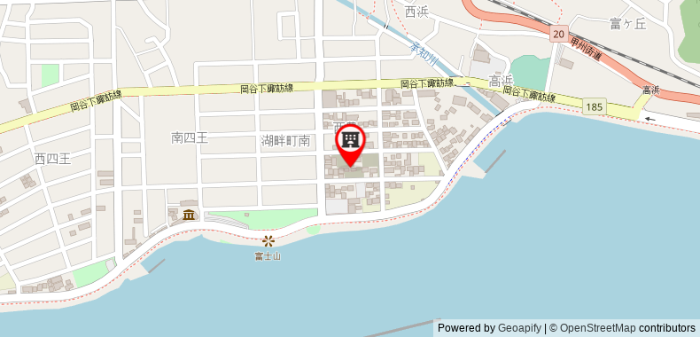 Bản đồ đến Markvilla suwako B【諏訪湖徒歩１分】 2021年新築貸別荘型ホテル
