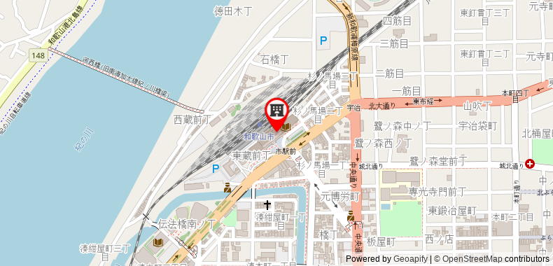 Bản đồ đến Khách sạn Candeo s Nankai Wakayama