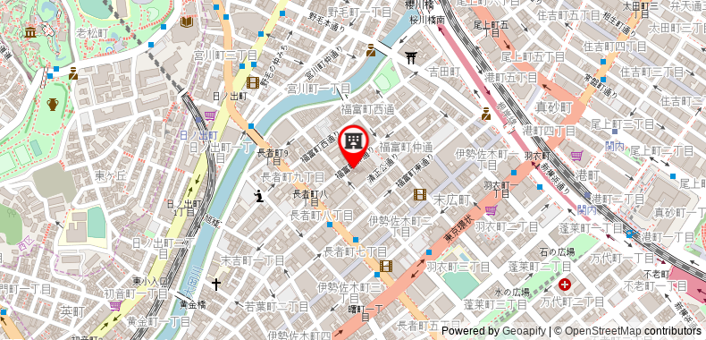 Bản đồ đến Khách sạn Central Yokohama1