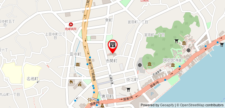 在地图上查看東京第一酒店下關