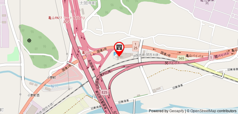 Hotel Route Inn Kameyama Inter2 on maps