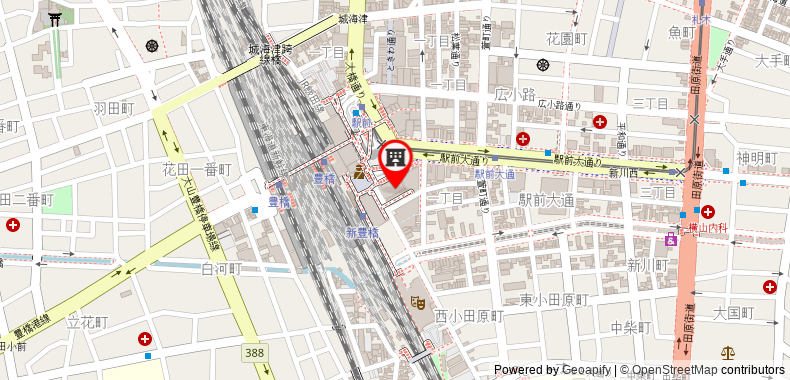 Bản đồ đến Khách sạn Toyotetsu Terminal