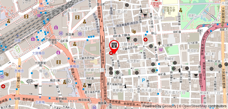 Bản đồ đến Khách sạn Maruichi