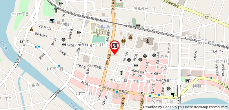 在地图上查看Echizenya Hotel