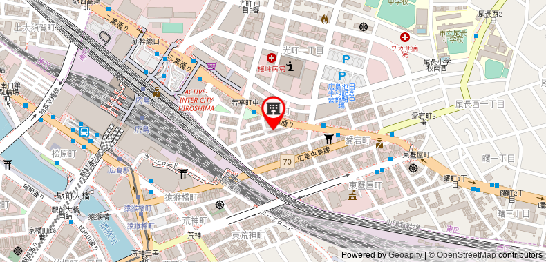 Bản đồ đến Khách sạn New Yorishiro