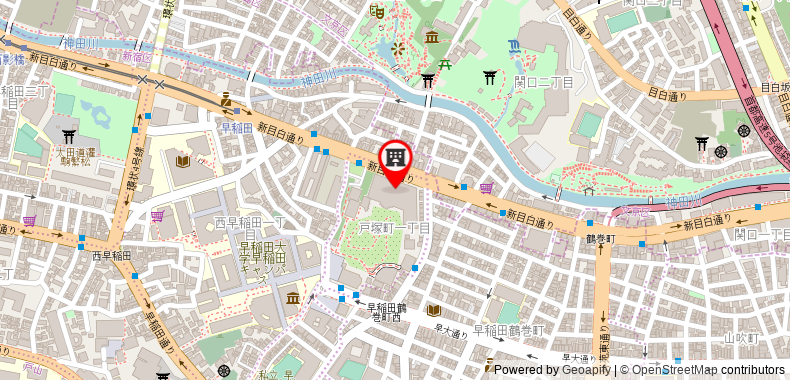 Bản đồ đến Khách sạn Rihga Royal Tokyo
