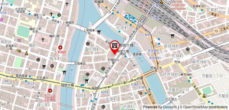 Hiroshima Grand Intelligent Hotel on maps