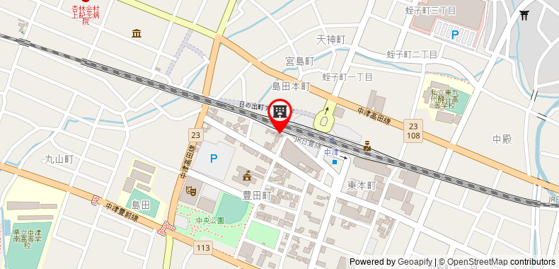 Bản đồ đến Toyoko Inn Oita Nakatsu Ekimae