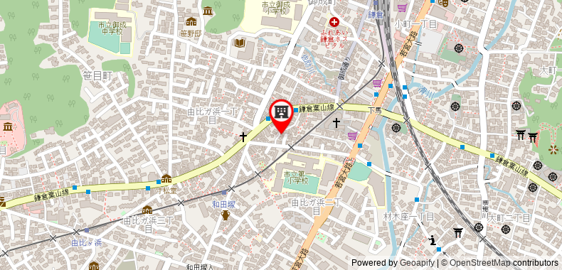 Bản đồ đến Guest House Irodori Kamakura