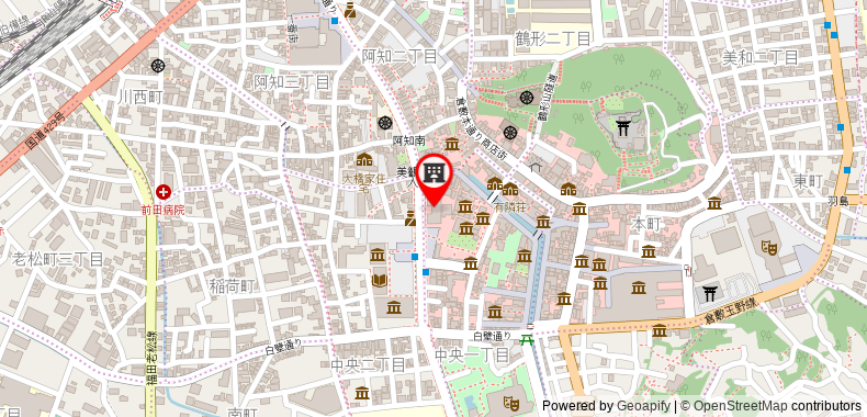 Bản đồ đến Khách sạn Kurashiki Kokusai