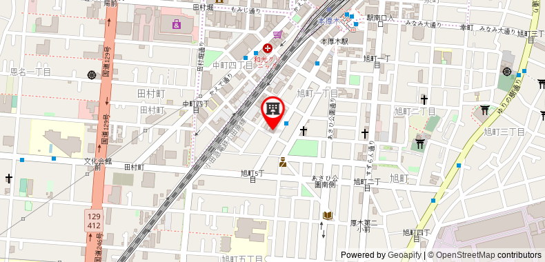 Bản đồ đến Toyoko Inn Hon-atsugi-eki Minami-guchi