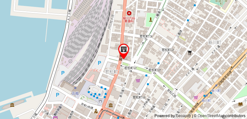 Bản đồ đến Hakodate station 5 minutes walk vacation stay