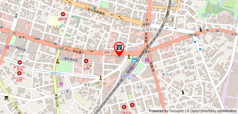 Hostel ilfaro Kurume on maps