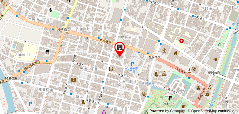 Bản đồ đến Khách sạn Morioka Grand Annex
