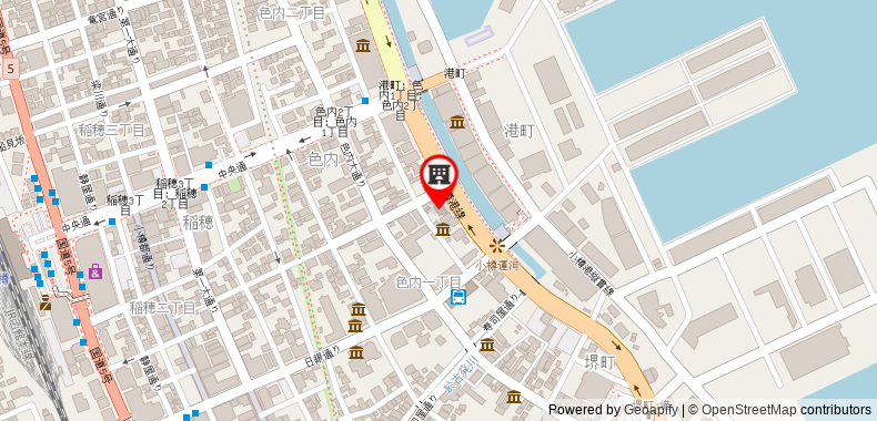 Bản đồ đến Khách sạn Otaru Furukawa
