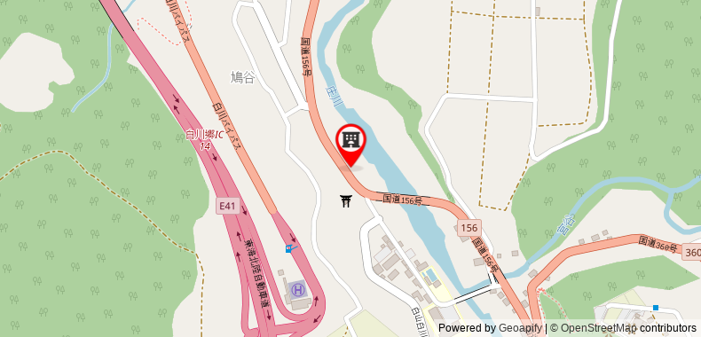 Bản đồ đến Shirakawago Terrace
