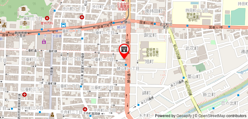 Bản đồ đến Khách sạn Katsuyama Premier