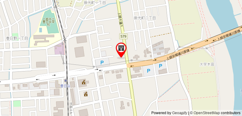 Bản đồ đến Khách sạn OYO Joetsu City Kasugayama