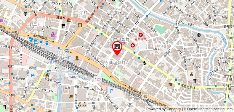 Hotel Monarque Tottori on maps