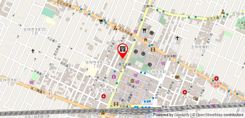 Kichijoji Dai-ichi Hotel, Tokyo on maps