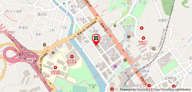 在地图上查看Smile Hotel Sasebo
