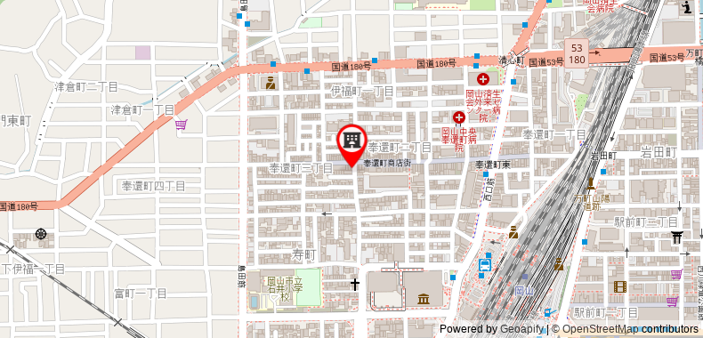 Kamp Houkan-cho Backpacker's Inn and Lounge on maps