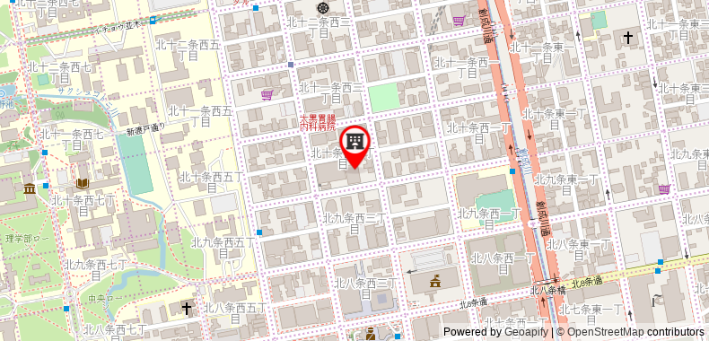 Bản đồ đến Khách sạn APA TKP Sapporoeki-Kitaguchi Excellent