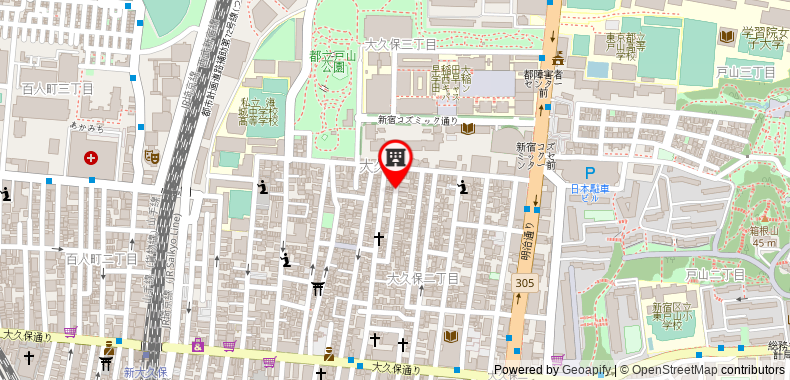 Bản đồ đến A super -Happy Villa group in the center of Tokyo