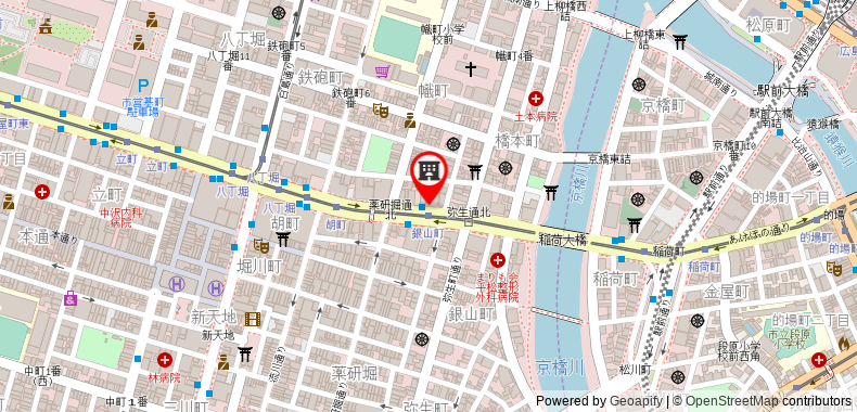 Bản đồ đến Khách sạn Chisun Hiroshima
