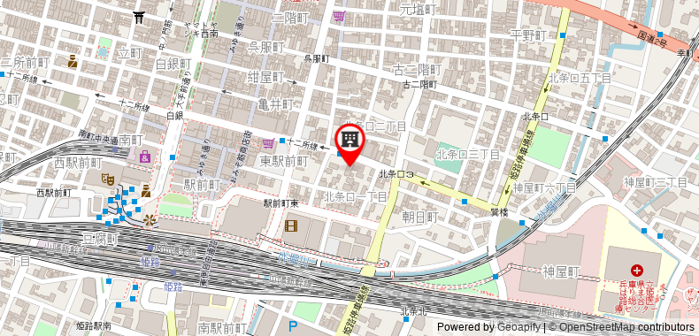 Bản đồ đến Khách sạn Comfort Himeji