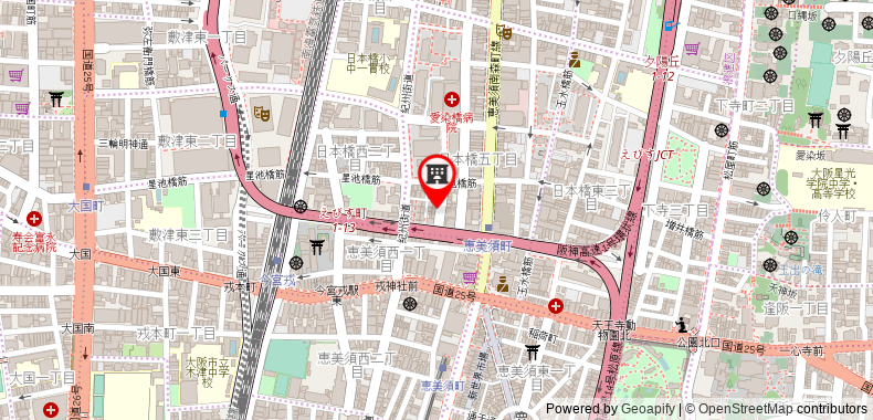 Bản đồ đến Khách sạn Amaterrace Yosuga