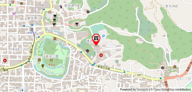 Bản đồ đến Yukai Resort Dogoonsen Dogo Saichoraku
