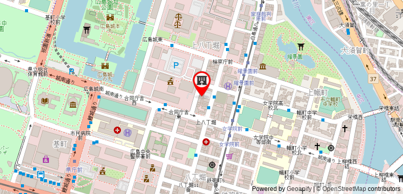 Bản đồ đến UNIZO INN Hiroshima