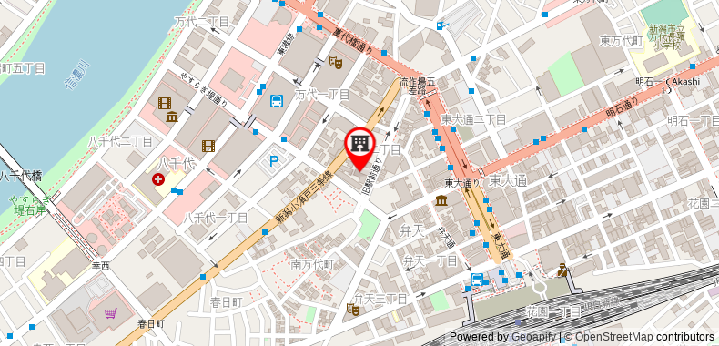 Bản đồ đến Khách sạn Court Niigata