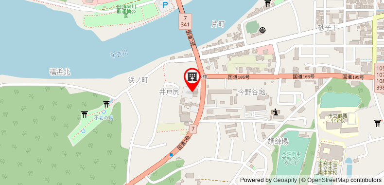 Bản đồ đến Khách sạn Route Inn Yurihonjo